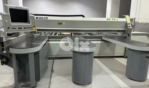 شاريو قص الواح لميكا ماركة Biesse و مكنة تقشيط. 03/083947