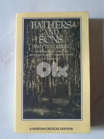 "Fathers and Sons"  1862 novel by Ivan Turgenev softcover 2e Matlaw