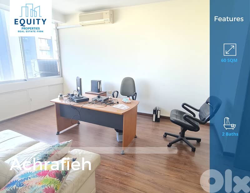 60 SQM Office For Rent In Achrafieh Prime Location #ML229224 0