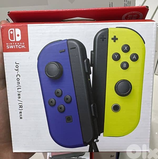 Nintendo Joy-con neon blue/neon yellow 0