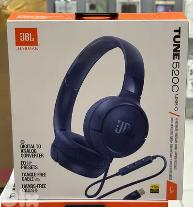 Jbl Tune 520C Usb-c Blue Jbl Tune 520C Usb-c Blue