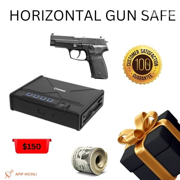 Pistol Safe/Box with Fingerprint 1