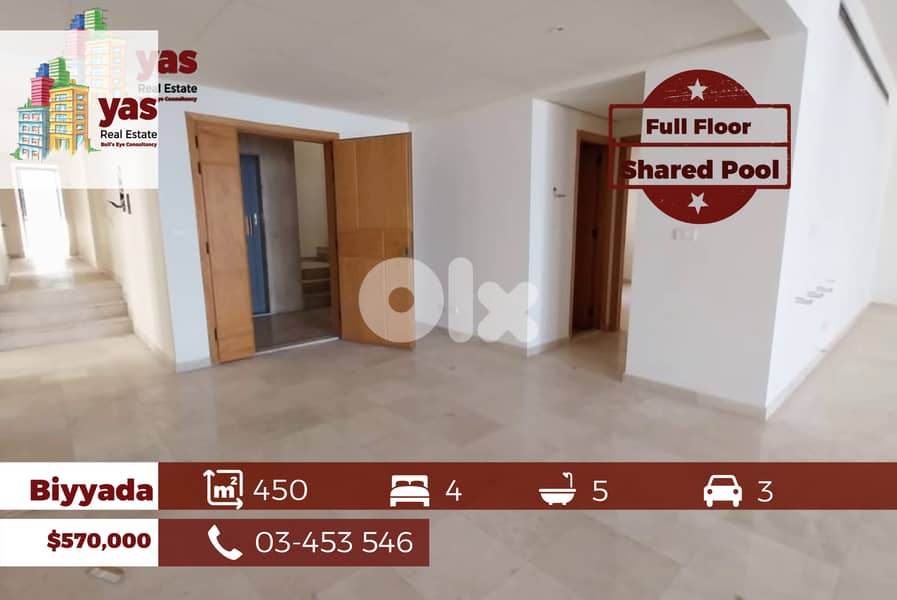 Biyyada 450m2 | Full Floor | Prime Location | Quiet Street | OH 0
