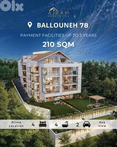 Ballouneh 78 | 210 sqm | 3-year plan