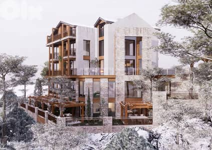 RWK123DZ - Under Construction Triplex Apartment For Sale in Kfardebian