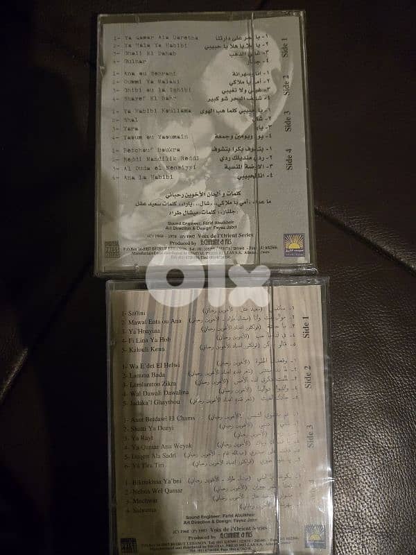 2 new sealed feiruz double tapes cassette فيروز 1