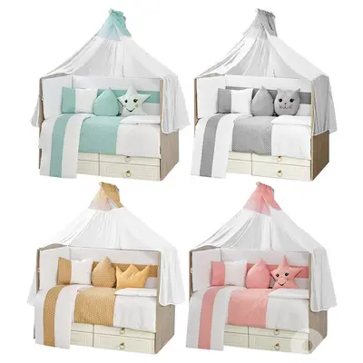 Aras Bebe Baby Bedding Full Set For Baby Bed- طقم فرش كامل لسرير الطفل