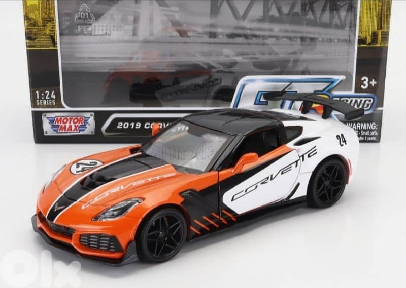 Chevrolet Corvette ZR1 2019 diecast car model 1;24 0