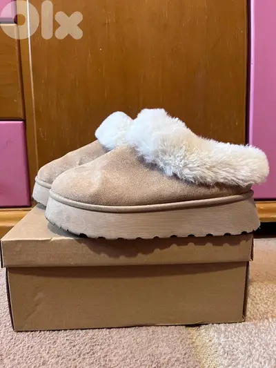 furry shoes