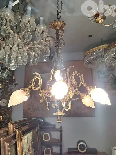 french bronze chandelier