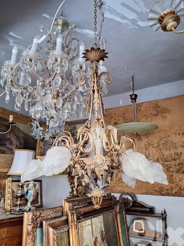 french bronze chandelier 3