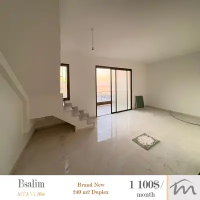 Bsalim | Signature 240m² Duplex w/ Terraces | Open View | New Building