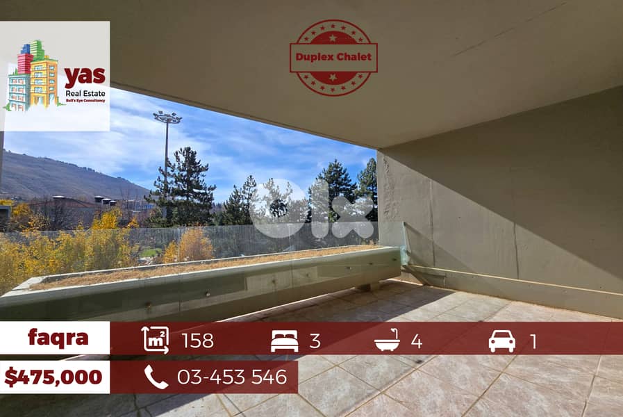 Faqra 158m2 | Luxury Duplex | Mountain View | Gated Community | DA/EM 0