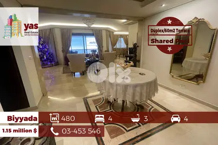 BIyyada 480m2 | 60m2 Terrace | Duplex | Pool | Private Street  | OH