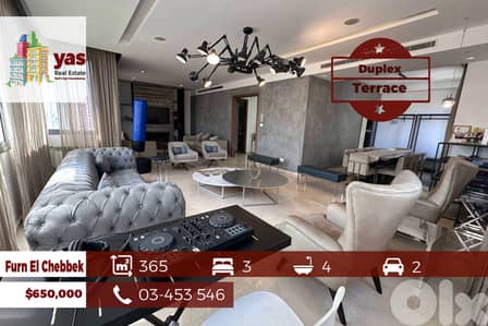Furn El Chebbek 365m2 | Duplex | Terrace | Mint Condition | OH