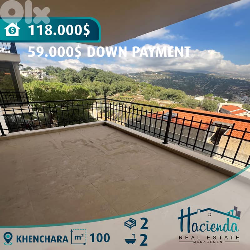 50% Down Payment Apartment For Sale In Khenchara 0