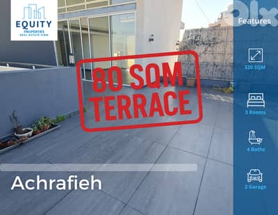 320 SQM Apartment With Terrace For Sale In Achrafiehشقة للبيع#ML229724