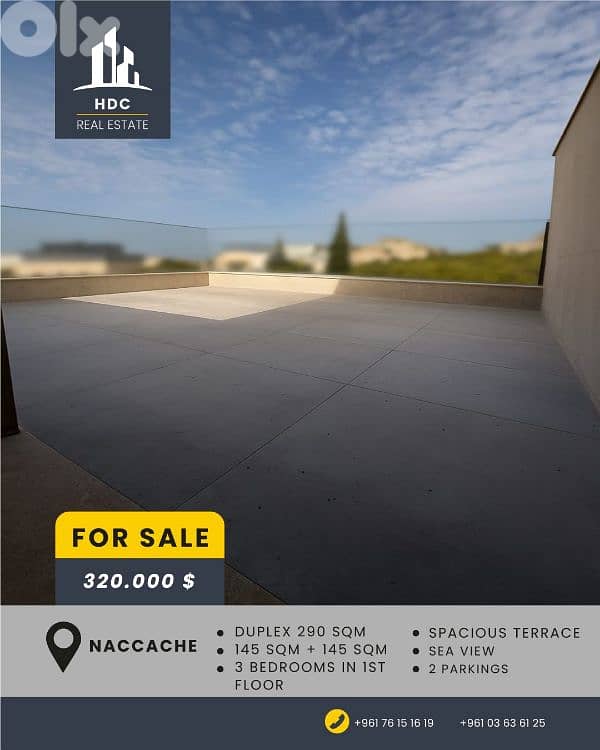 Naccache 290 sqm Duplex | terrace | sea view 0