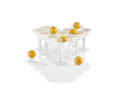 لعبة Prosecco Pong من LIVARNO Home—لمسة أنيقة لسهرة رأس السنة