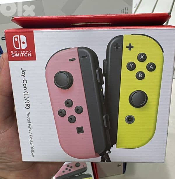 Nintendo Joy-con pastel pink/pastel yellow 0