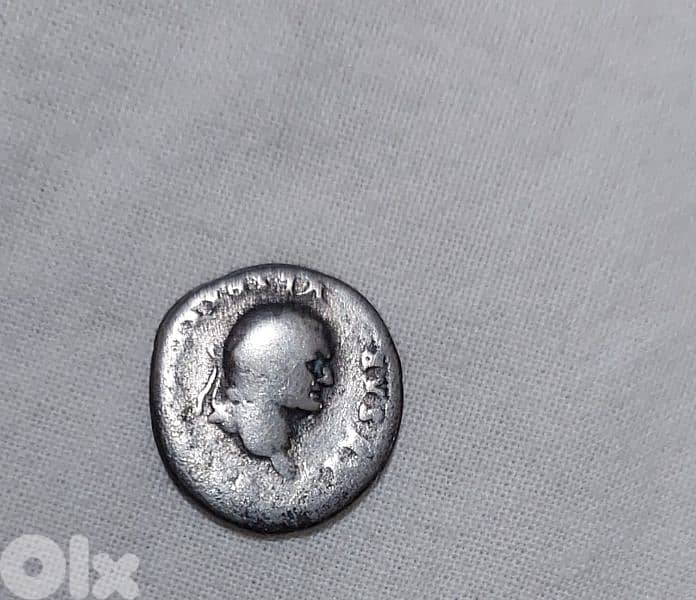 Ancient Roman Silver coin denarius Emperor  Vespesian year 69_79 AD 0