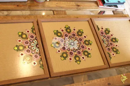 Hand painted Mandala