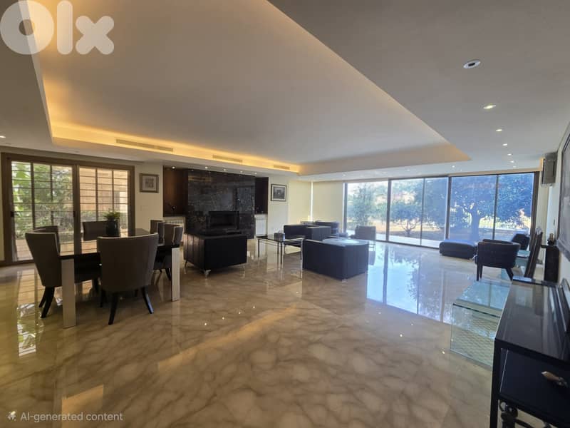Stunning 300 sqm Garden Apartment for Rent in Mtayleb – Prime Location 0