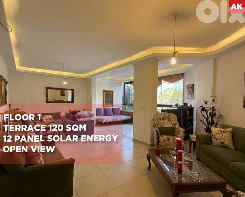 elegance, and a prime location,terrace, bchamoun, madares REF#AK127609 0
