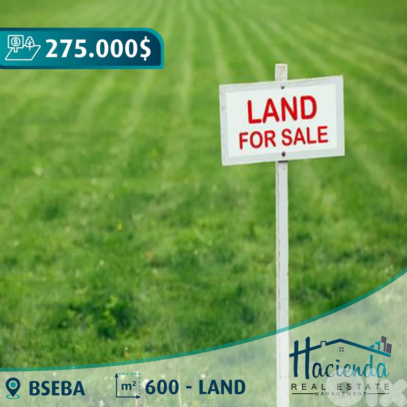 Sea And Mountain View Land For Sale In Bseba 0