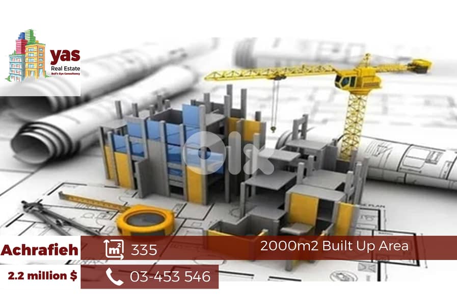 Achrafieh/Rizk 335m2 | 2000m2 Built Up Area | Classy Area | TYT 0