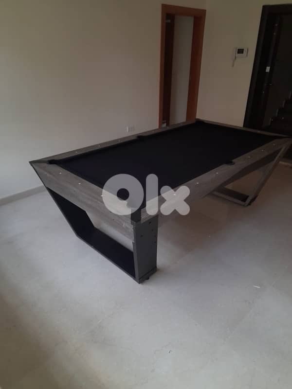 Pool table 8 feet Modern Table With Black Cloth 0