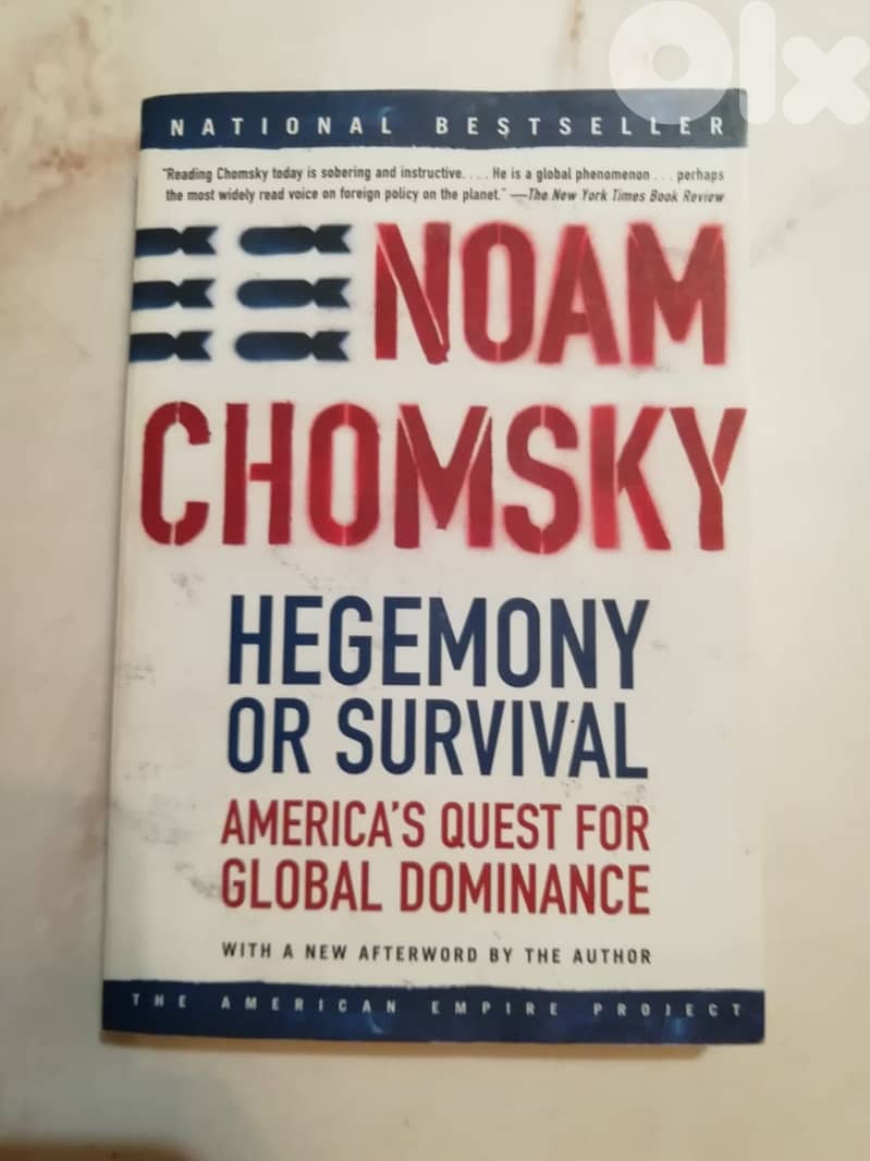 Noam Chomsky : Hegemony or survival : America's quest for global domin 0