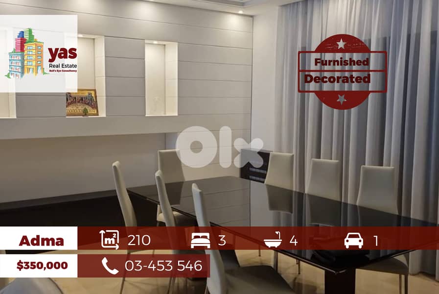Adma 210m2 | Furnished Flat | Prime Location | Quiet Street  | SD 0