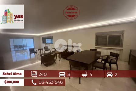 Sahel Alma 240m2 | Fully Furnished | Mint Condition | SD |