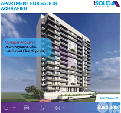 87m2 Under construction+Payment facilities 4sale in Achrafieh-الأشرفية 87m2 Under construction+Payment facilities 4sale in Achrafieh-الأشرفية