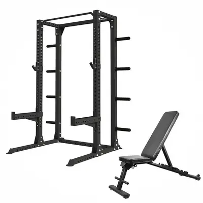 Squat and bench rack like new