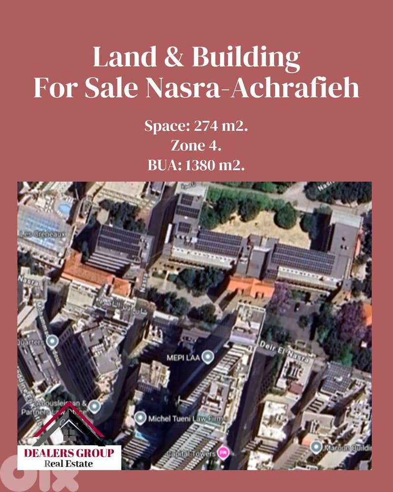 Land And Buildings For Sale in Achrafieh - Nasra 0