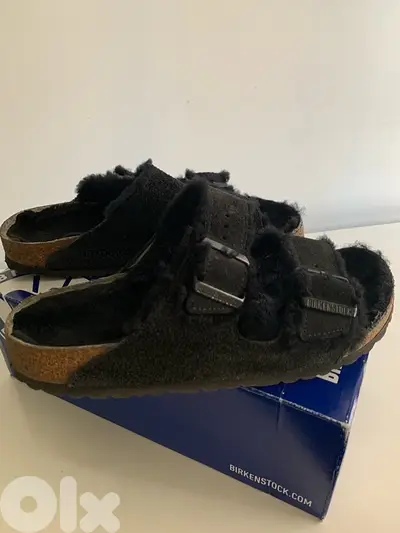 Birkenstock Arizona Shearling Black - size 40