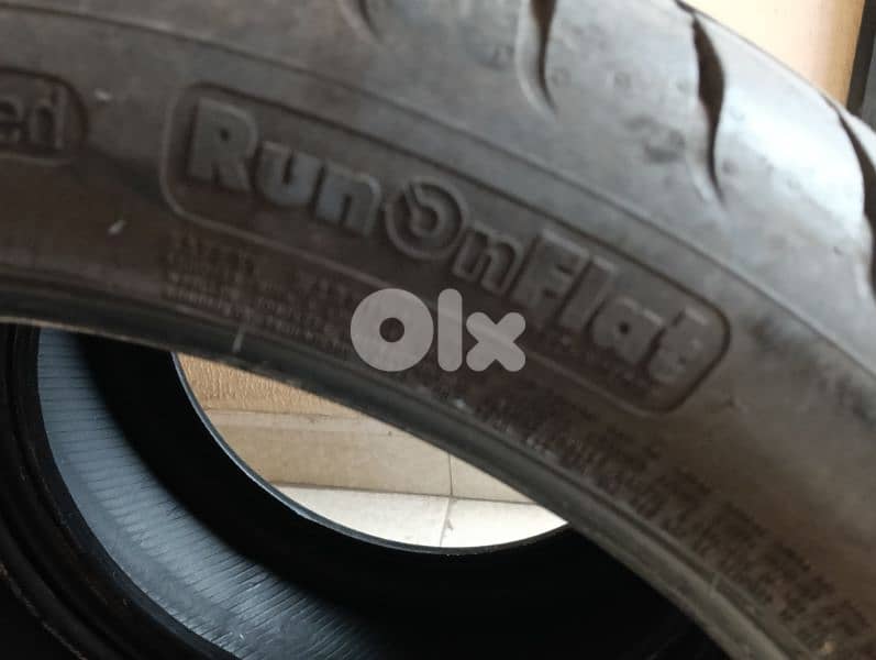 4 tires good year run flat 235/45/19 2