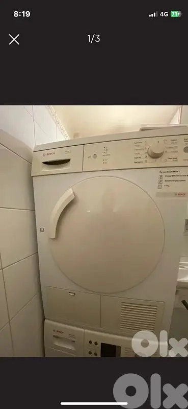combo Bosch Washing machine+ dryer