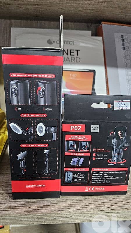 Gimbal ,  Selfiestick Tripod , Camera Equalizer , Auto face tracking 0