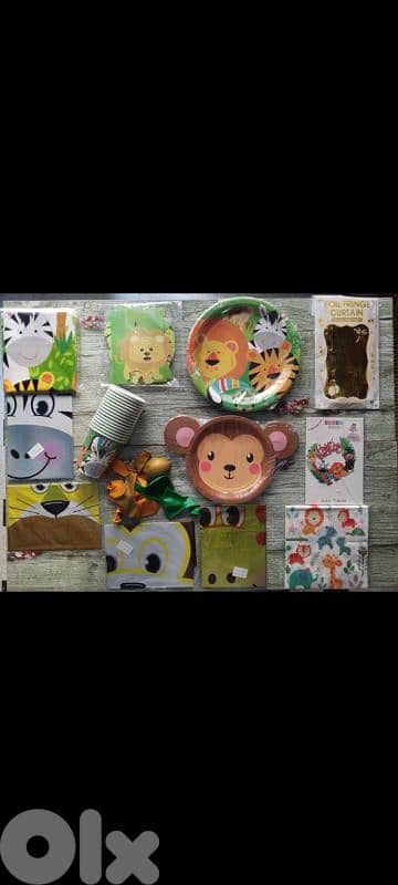 jungle safari birthday decoration 1