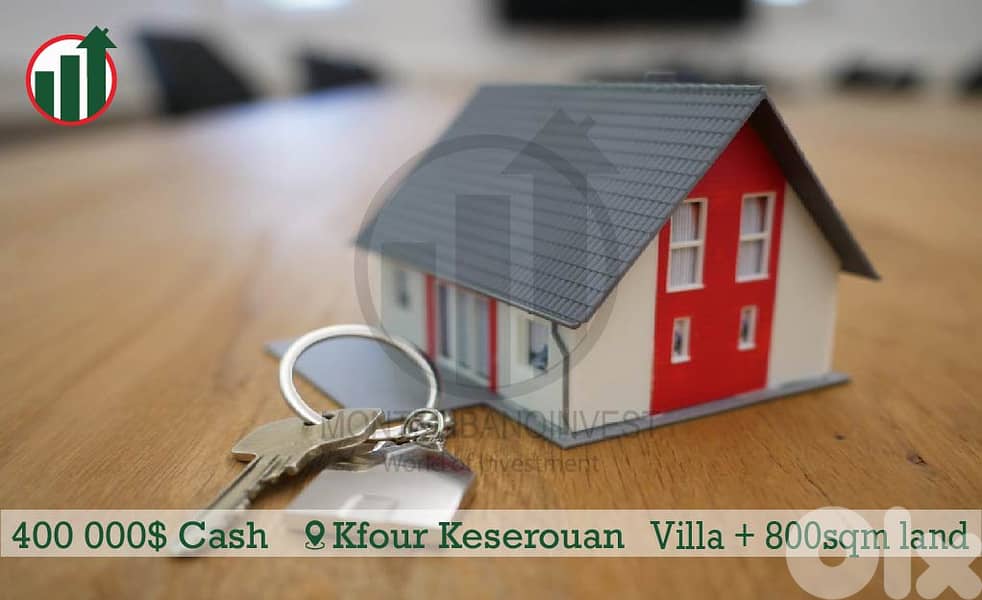Villa For Sale in Kfour !!! 0