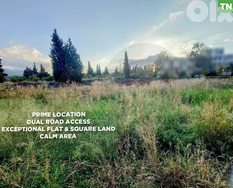 Prime Flat Land for Sale in Bsebeh, Zgharta, 30m Frontage REF#TN129252 0