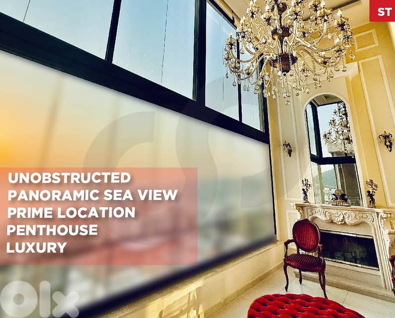 penthouse, sea view, super prime location, Sahel Alma REF#ST128737 0
