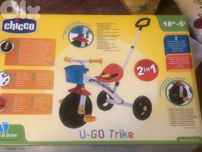 bicyclette chicco  بسكلات 18month to 5years with handle 3