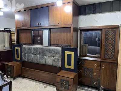 اوضة نوم شغل توصاية سحاب طابقين شبه جديدة
