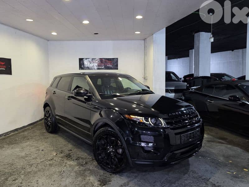 2015 Range Rover Evoque Real DYNAMIC Black/Black Clean Carfax Like New 0