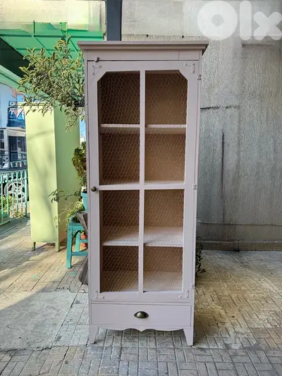 handcrafted vitrine