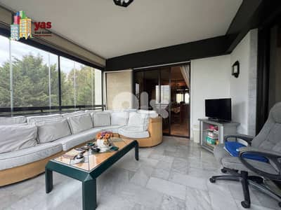 Kfarhbab 375m2 | Furnished/Equipped | Partial Sea View | Decorated|IVK